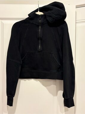 Lululemon Scuba Oversized Half Zip Hoodie Black Size XS/S